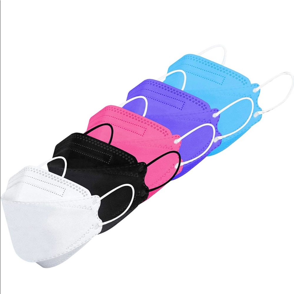 50PCS 3D Disposable 5-COLOR 4-Layer Face Masks For Adult Individually Pa… - Picture 9 of 9
